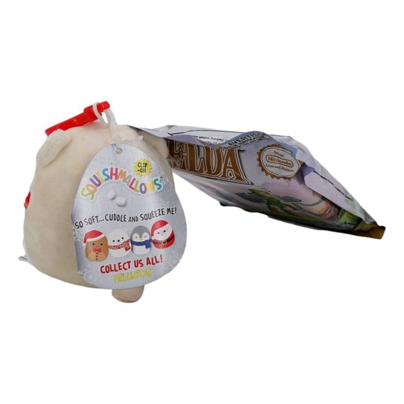 Squishmallow Bear Keychain and The Legend of Zelda Blind Bag Backpack Buddy - Picture 7 of 7